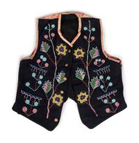 Metis Cree Beaded Wool Vest