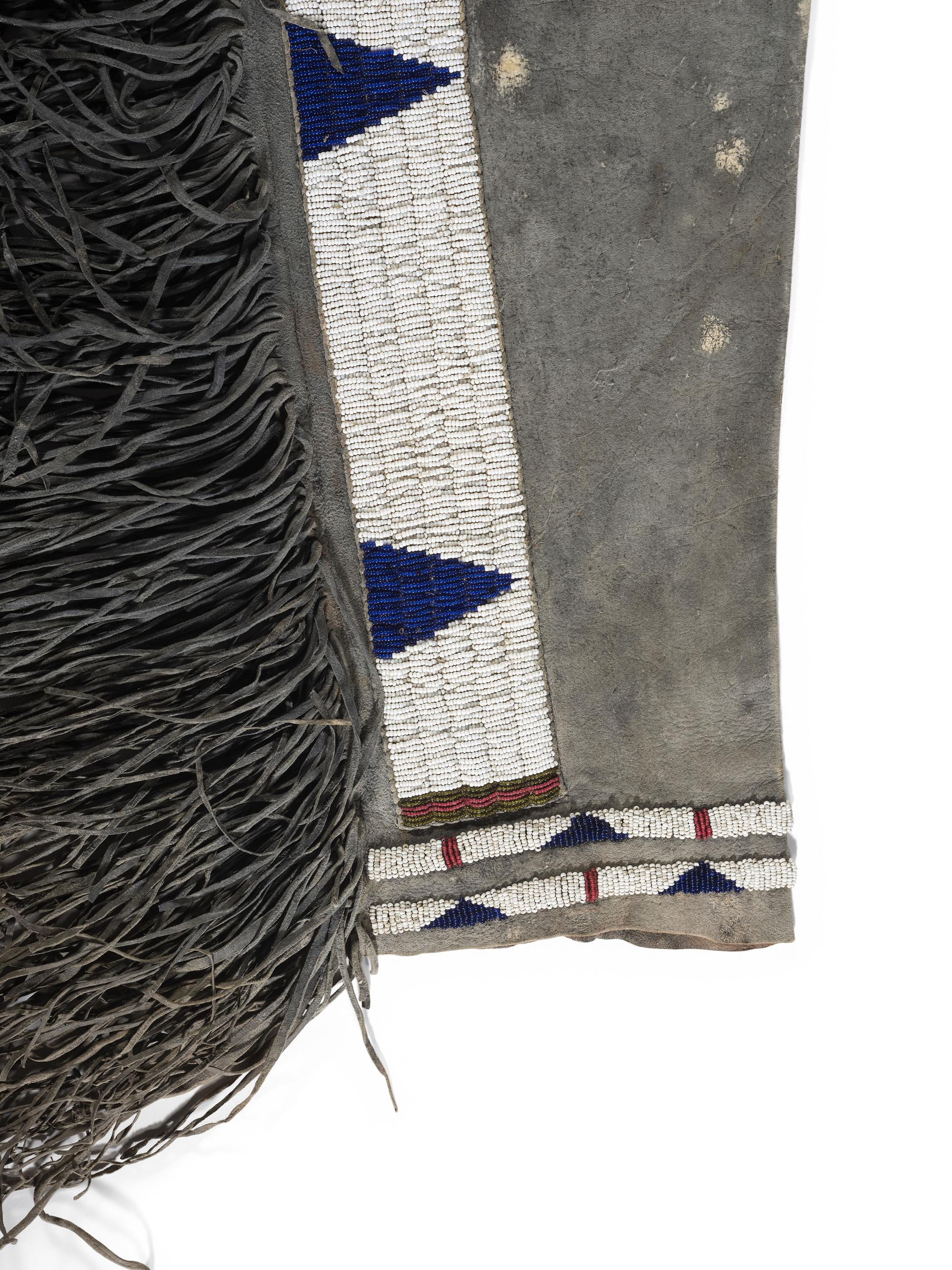 Sioux Beaded Hide Leggings