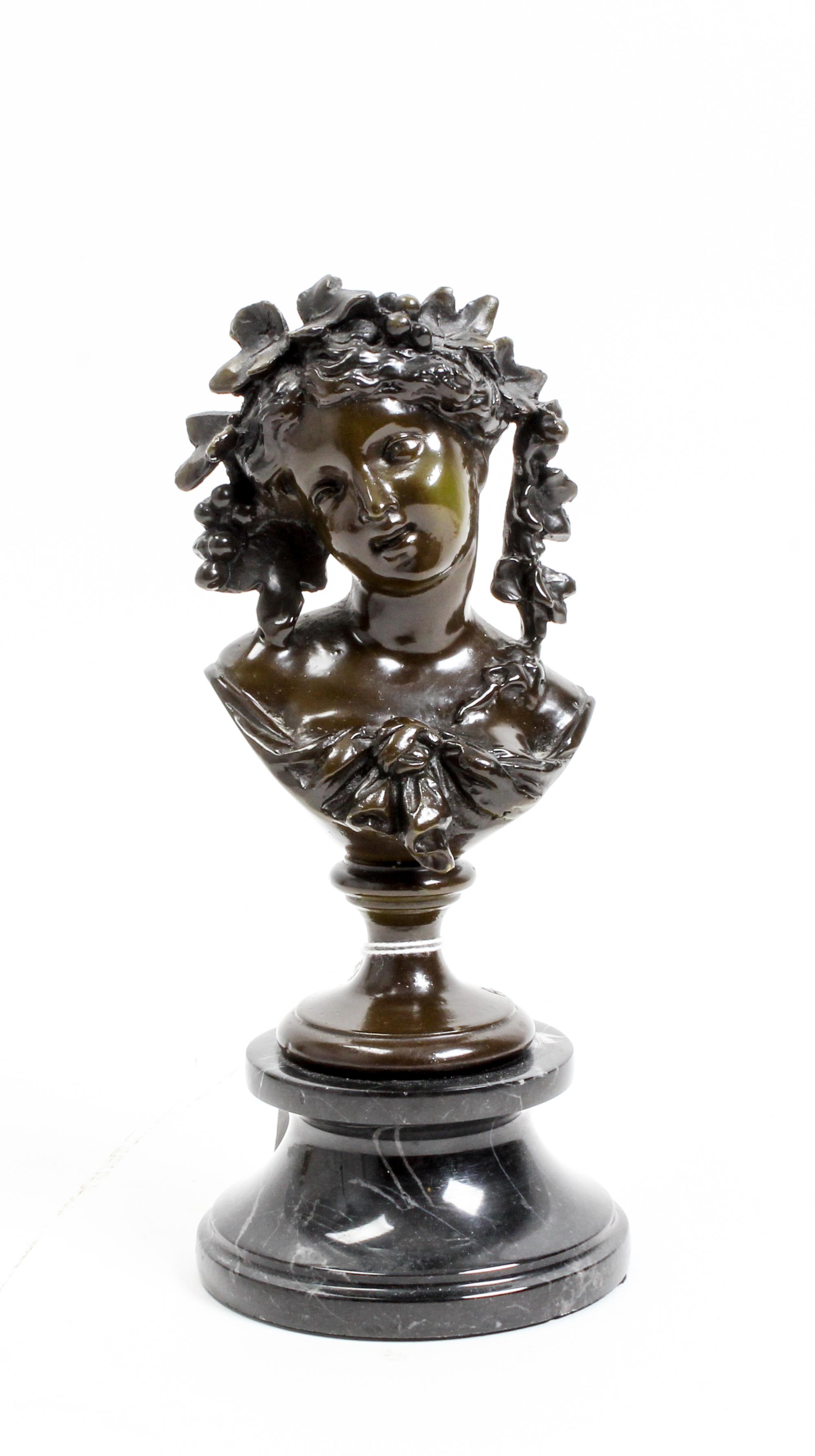 After Auguste Moreau, FRENCH, 20TH CENTURY, Bust of a Young Woman