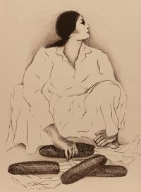 Complete Portfolio of Five Prints , Homage to Navajo Women , edition 23/70
