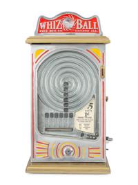 A Pace Manufacturing Co. 1 Cent 'Whiz Ball' Countertop Skill Game