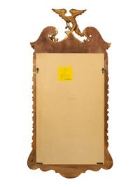 A Federal Style Mahogany and Parcel-Gilt Mirror