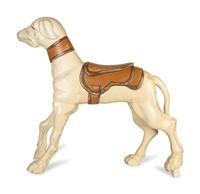 A Carousel Figure of a Standing Dog — 20th Century