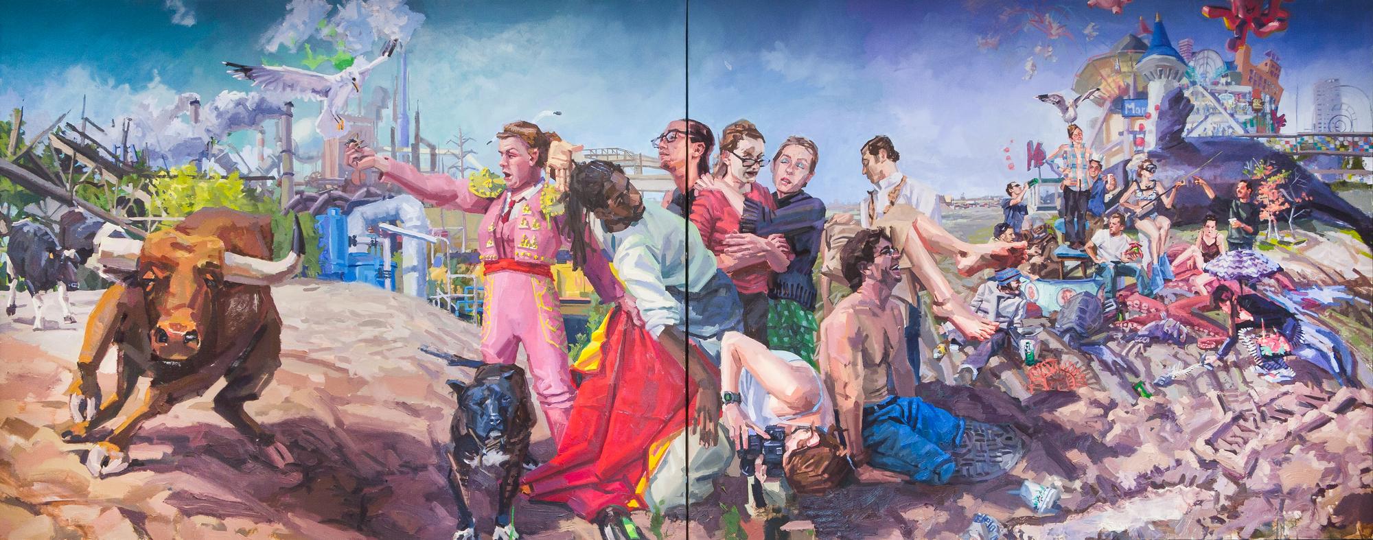 Ben Duke, (American, 20th/21st century), Who is That on the Other Side of You?