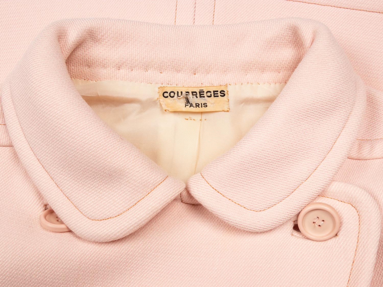 COURRÈGES HAUTE COUTURE, PALE PINK COAT