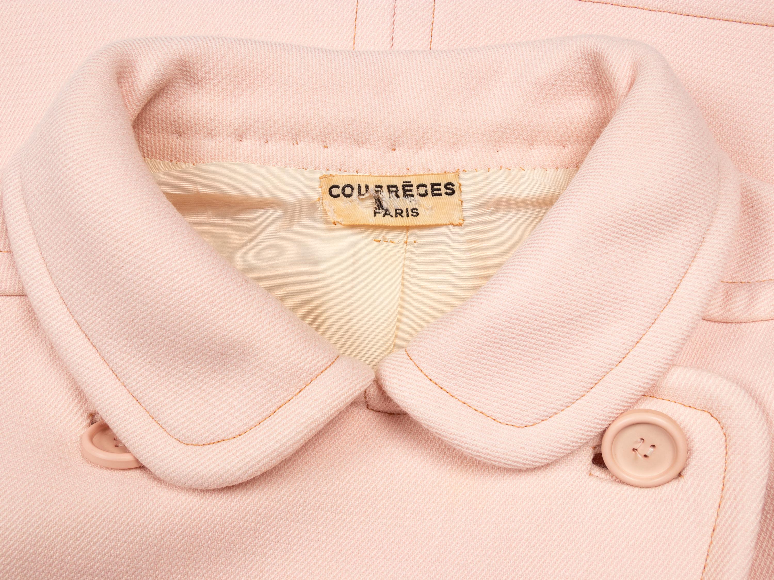COURRÈGES HAUTE COUTURE, PALE PINK COAT