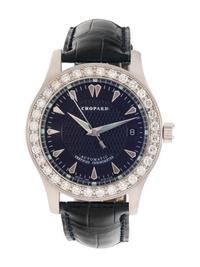 CHOPARD, 18K WHITE GOLD AND DIAMOND LIMITED EDITION 'L.U.C SPORT 2000' WRISTWATCH