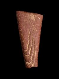 An Egyptian Red Sandstone Foot Fragment