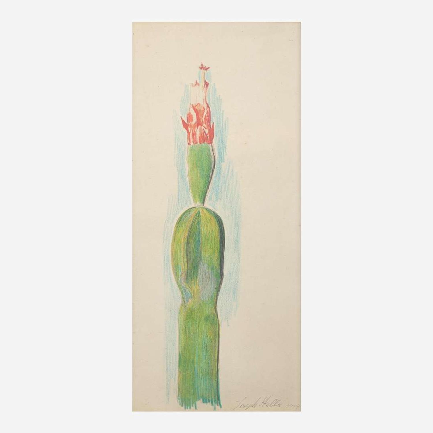 Joseph Stella (American, 1877-1946) Blooming Cactus