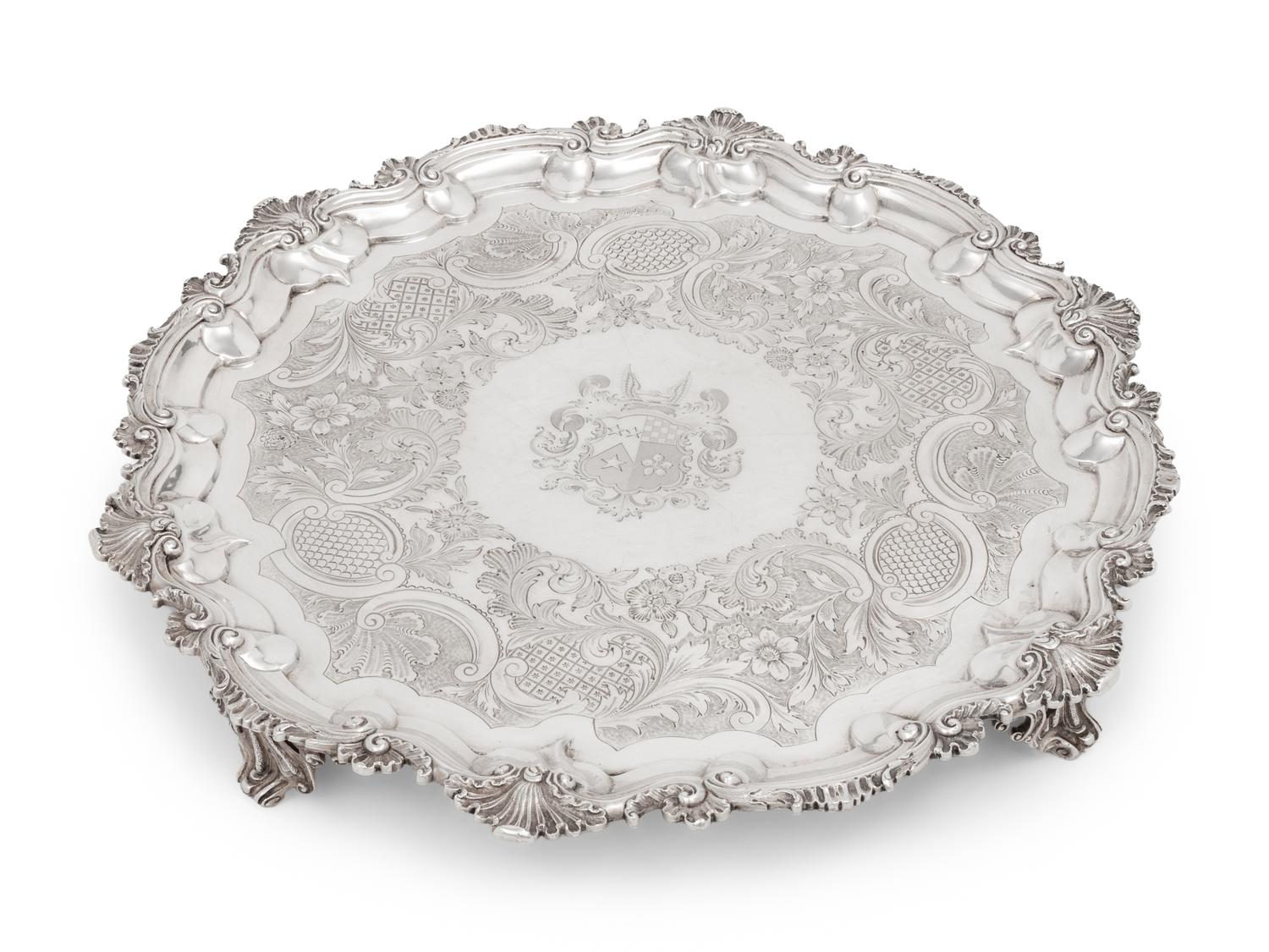A George III Silver Salver