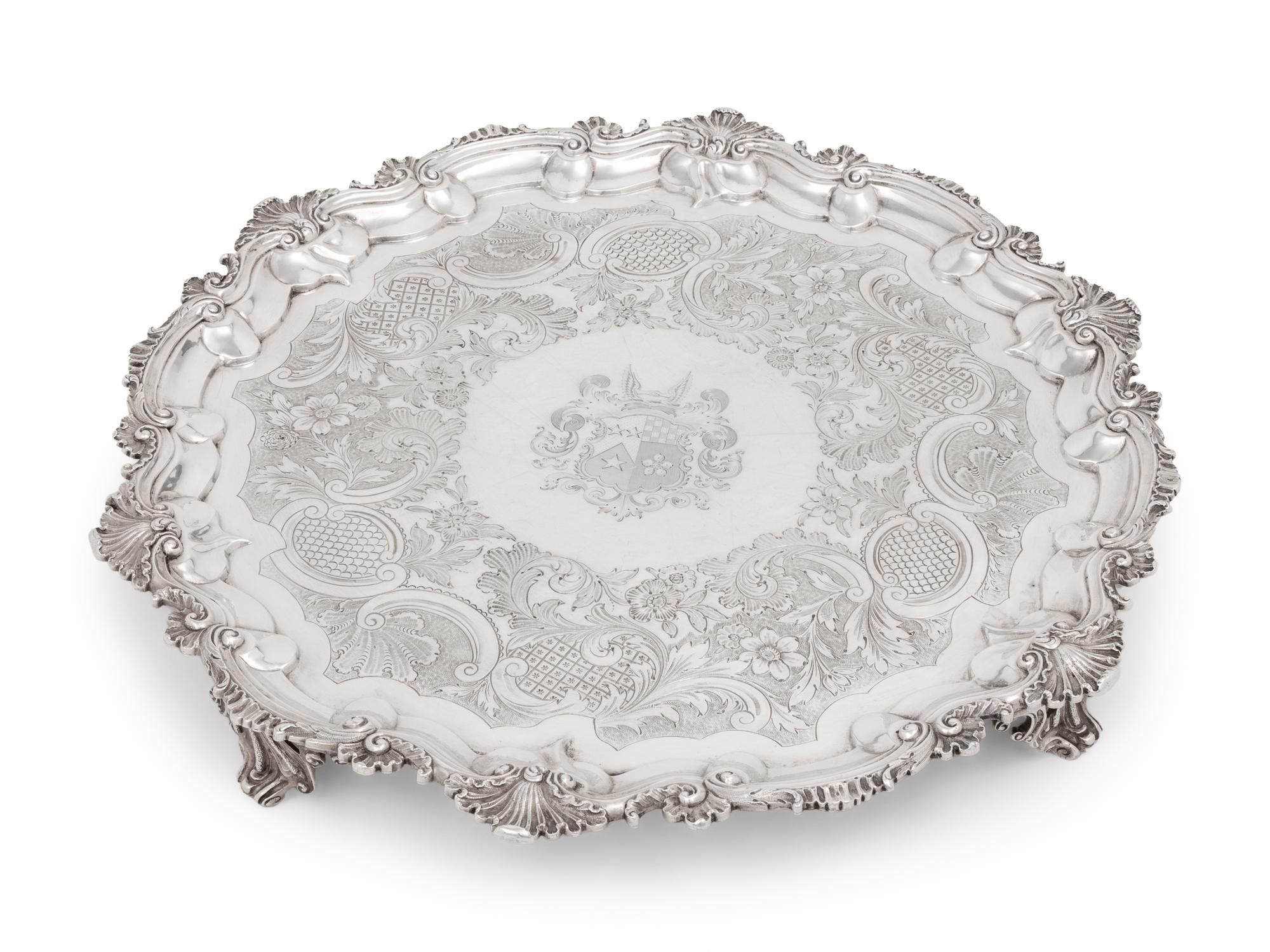 A George III Silver Salver