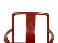 A Chinese Red Painted Armchair