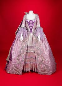 Metropolitan Opera 18th Century Costume, 2009 — Costume worn by Renée Fleming for her role as Marschallin in Act III of Der Rosenkravalier at the Metropolitan Opera, 2009.