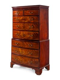 A George III Mahogany Chest-on-Chest