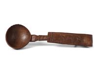 Abnaki Carved Wood Spoon