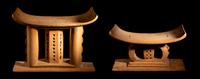 Two Ashanti Wood Stools