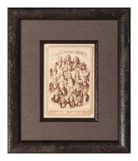 CHOATE, John N. (1848-1902), photographer. 3 cabinet cards of "Noted Indian Chiefs."