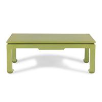 A Chinese Style Green Lacquered Low Table