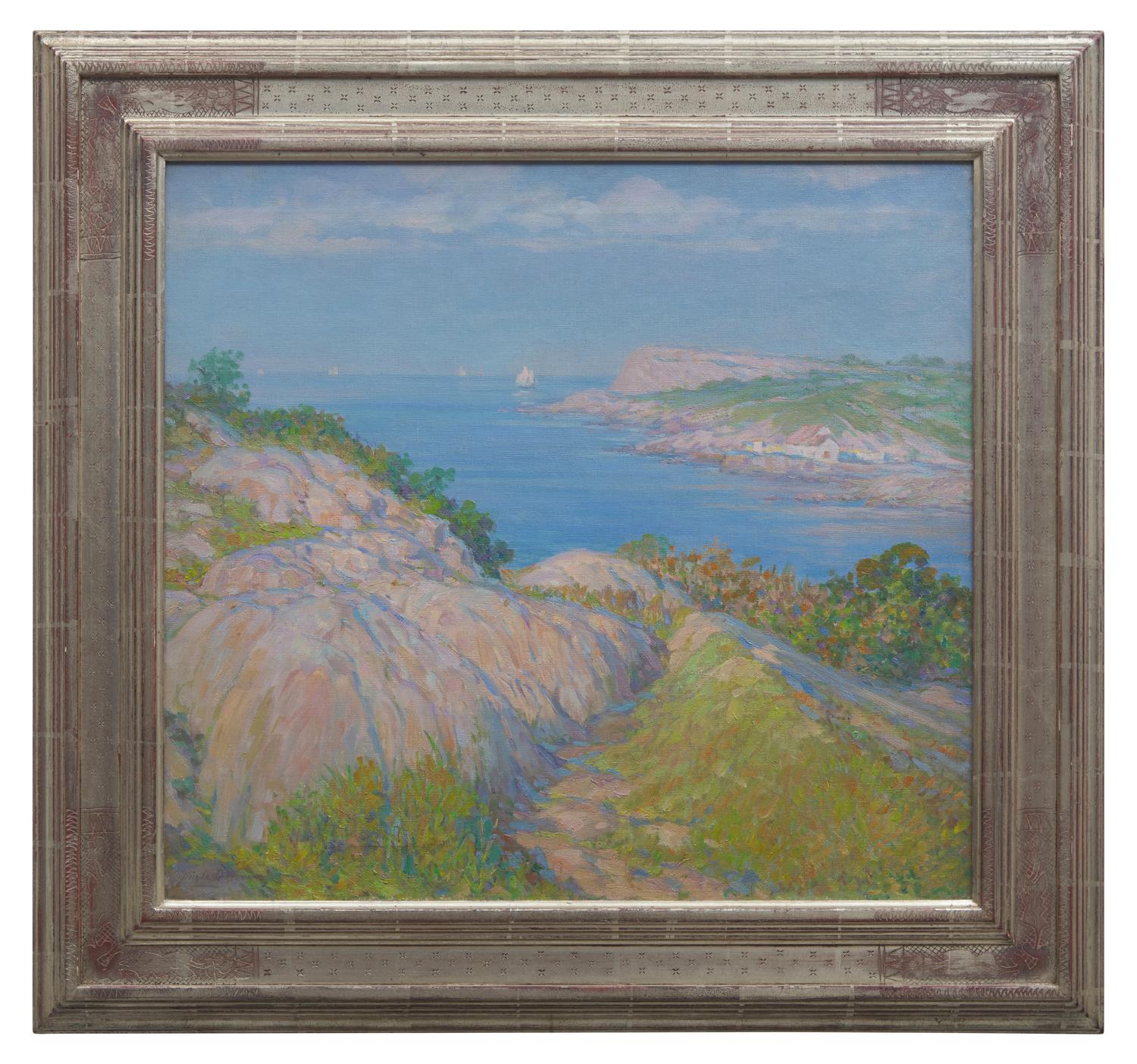 Inlet with Sailboats