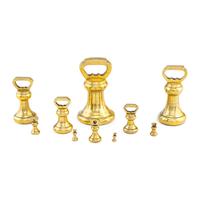 An Assembled Set of Ten English Brass Weights