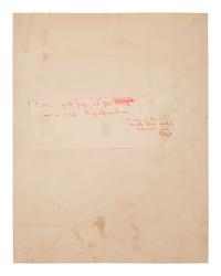 [TRAVEL & EXPLORATION]. Photograph of Admiral Robert E. Peary's arctic equipment for inclusion in his book, with initialed manuscript notation.