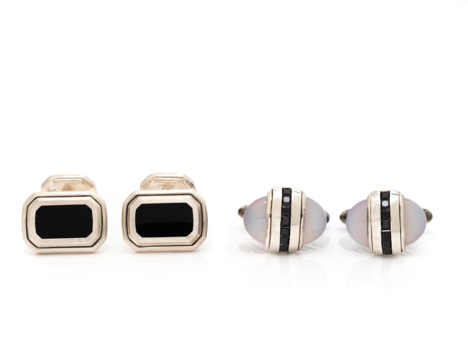 COLLECTION OF DAVID YURMAN CUFFLINKS