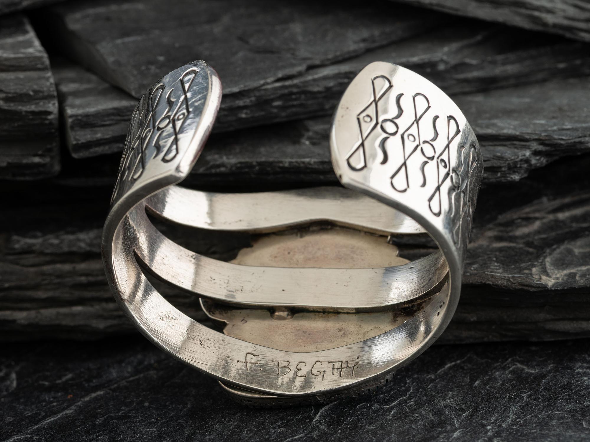 Navajo Silver and Turquoise Cuff Bracelet