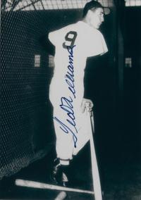 A Joe DiMaggio, Mickey Mantle, Ted Williams Signed Numbers Display,