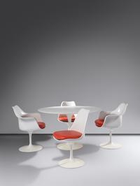 'Tulip' Dining Suite with Four Chairs Knoll Studio, USA