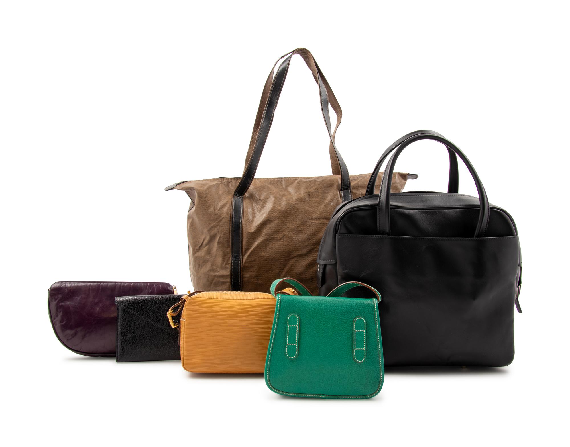 Six Designer Bags, 1980-2000s