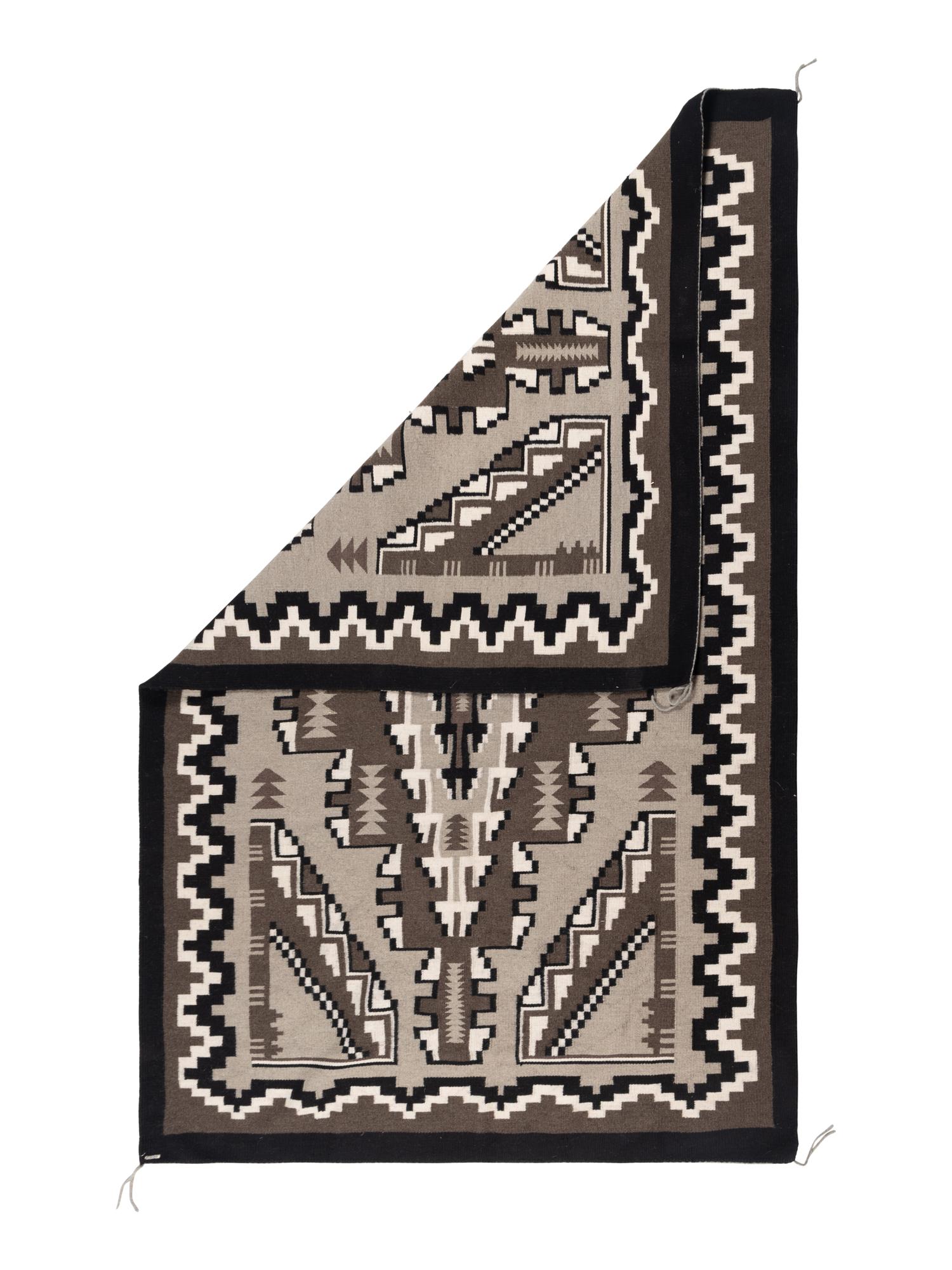 Navajo Two Grey Hills Weaving [Rug]