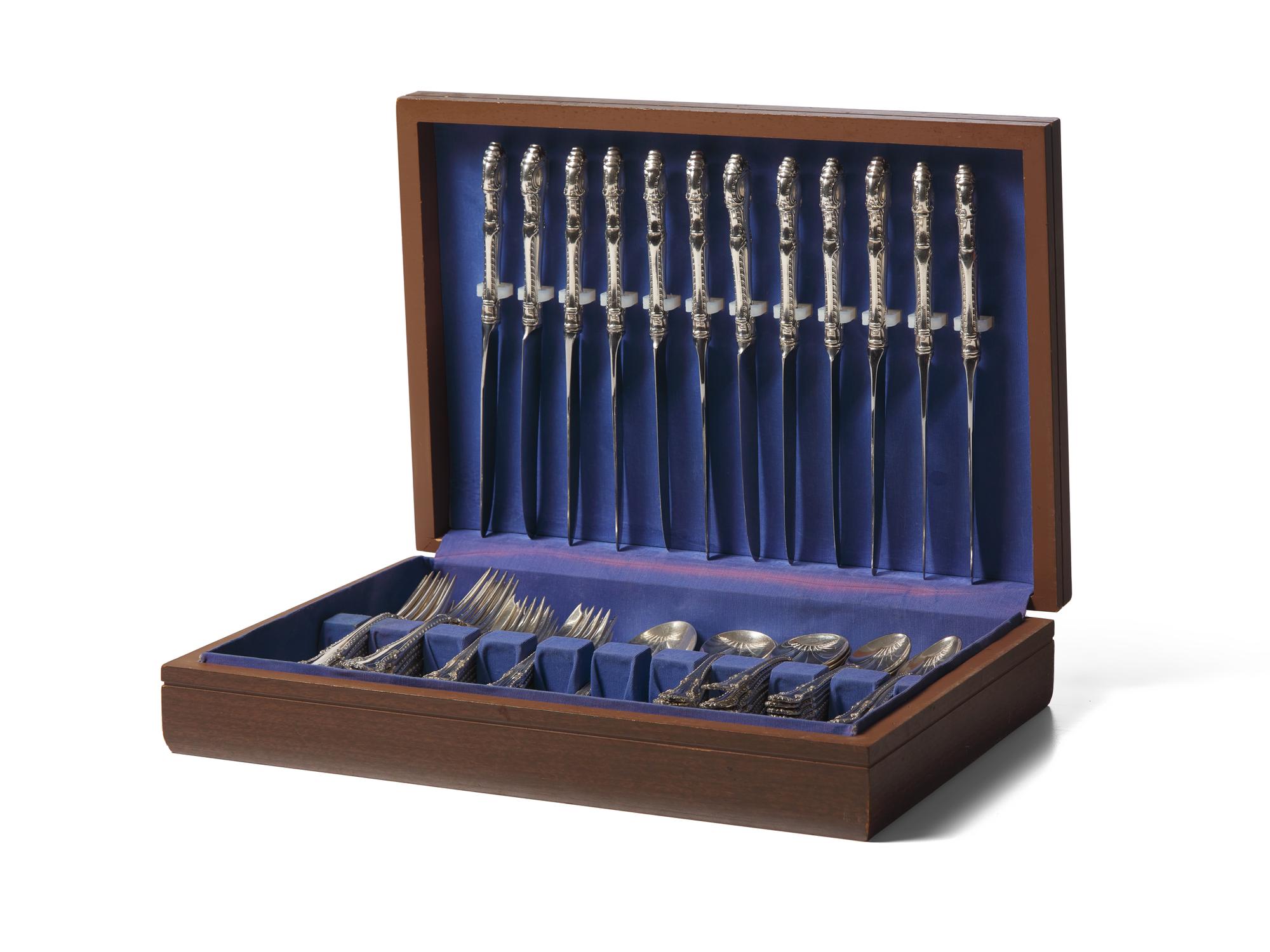 An American Silver Flatware Service