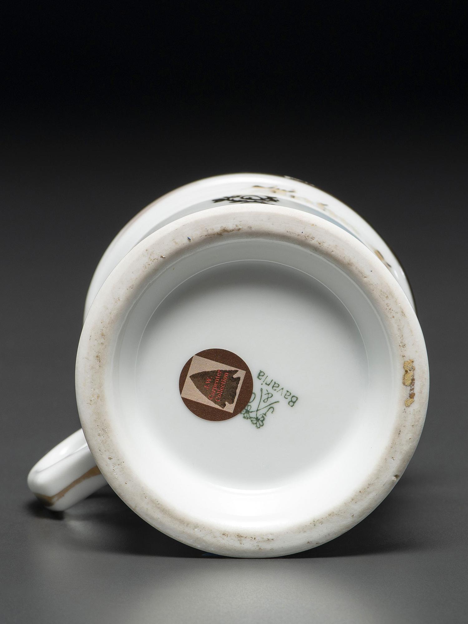 A Baseball Player's Porcelain Occupational Shaving Mug