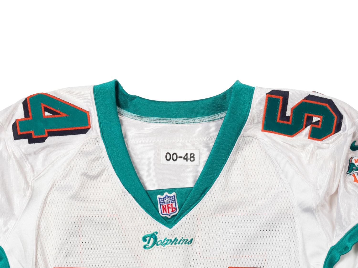 A 2000 Zach Thomas Game Used/Issued Miami Dolphins Jersey