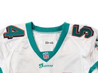 A 2000 Zach Thomas Game Used/Issued Miami Dolphins Jersey