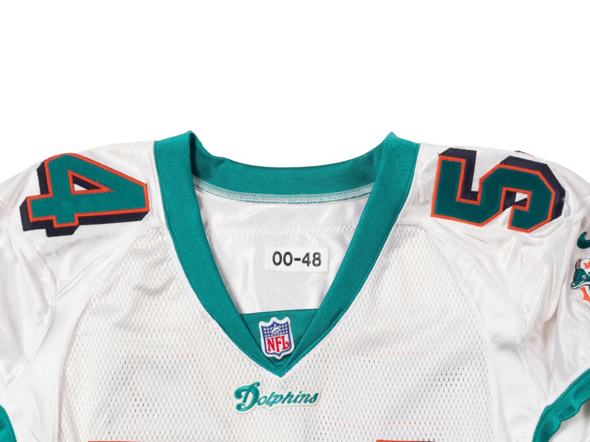A 2000 Zach Thomas Game Used/Issued Miami Dolphins Jersey