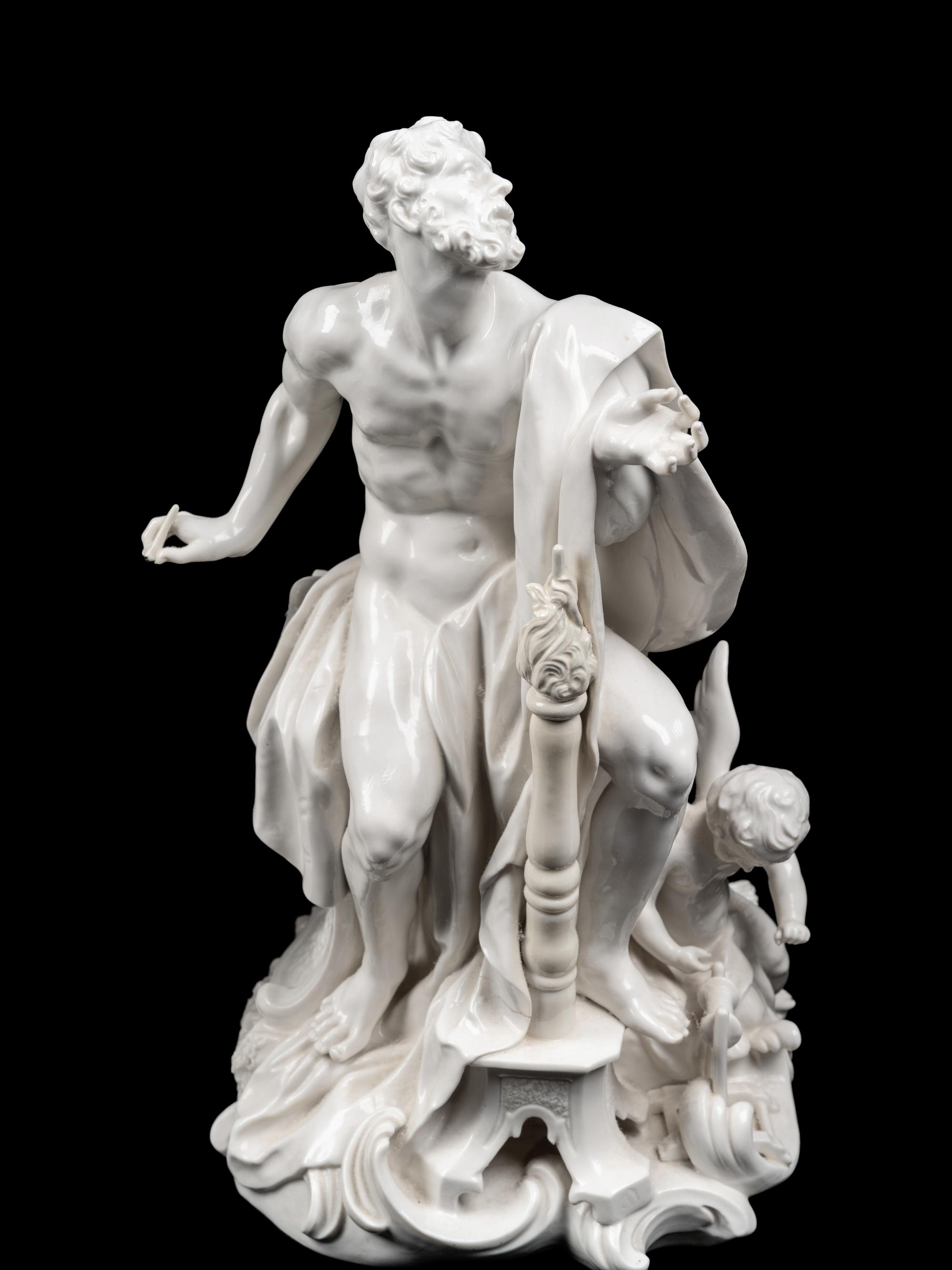 Four German Porcelain Figures Allegorical of the Seasons