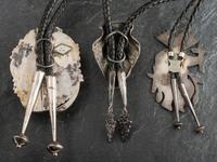 Zuni, Navajo, and Southwestern-style Bolo Ties