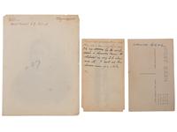 [NATIVE AMERICANS] -- [SOUTHWEST & ALASKA]. A group of 6 photographs, incl. female Native American subjects and view of Sitka, Alaska, incl. Indian Town.