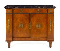An Empire Style Gilt Bronze Mounted Cabinet