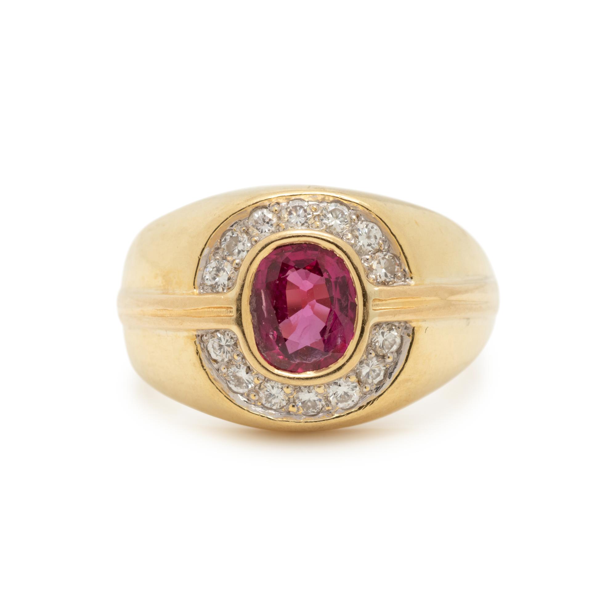 RUBY AND DIAMOND RING