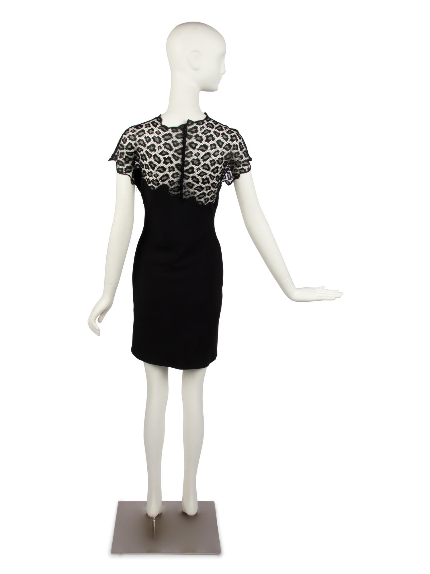 Alexander McQueen for Givenchy Black Lace Dress, "Lady Leopard" Collection, Fall 1997