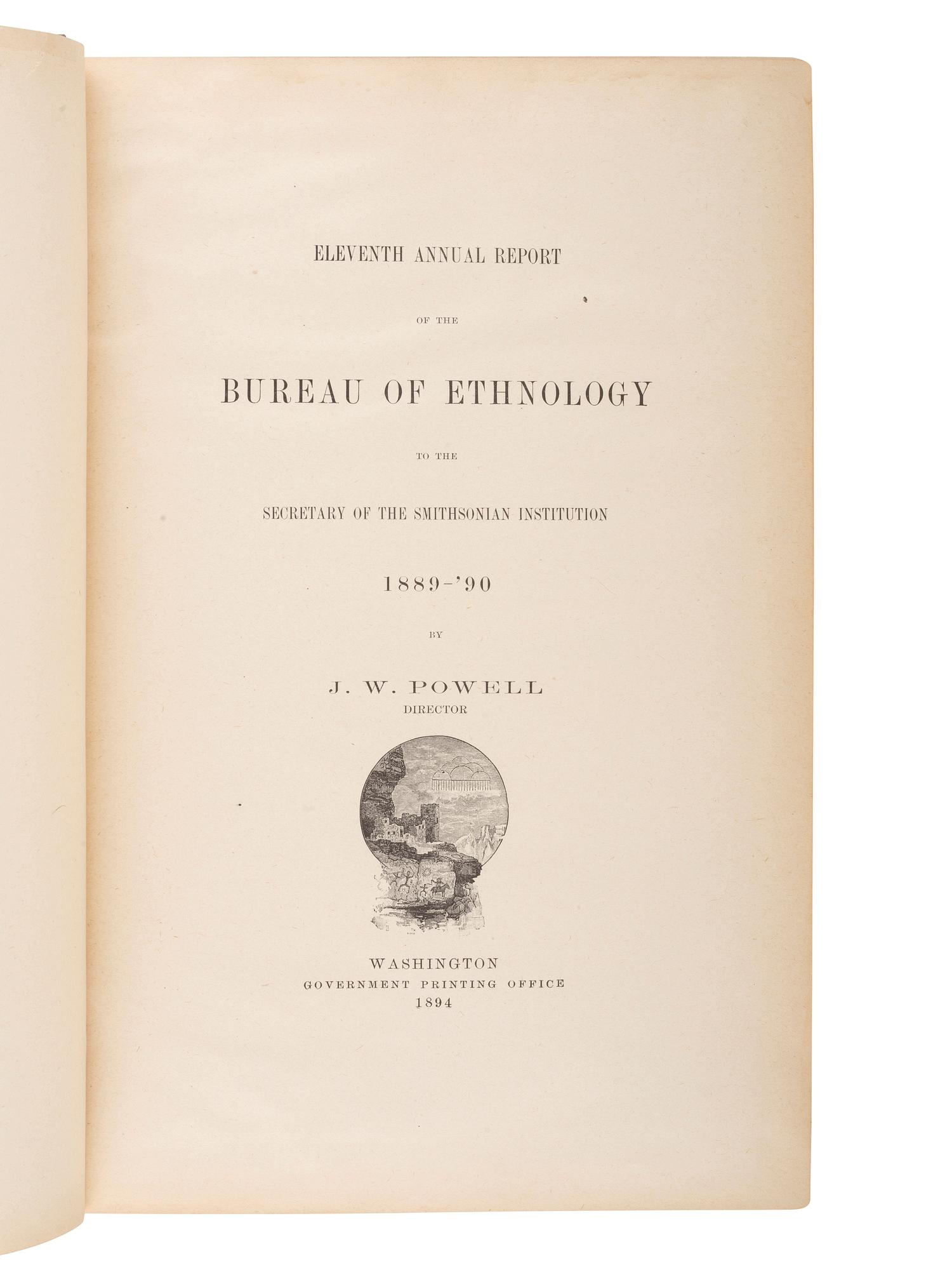 [NATIVE AMERICANA - ETHNOLOGY]. A group of Ethnology works, including Dakota-English Dictionary.