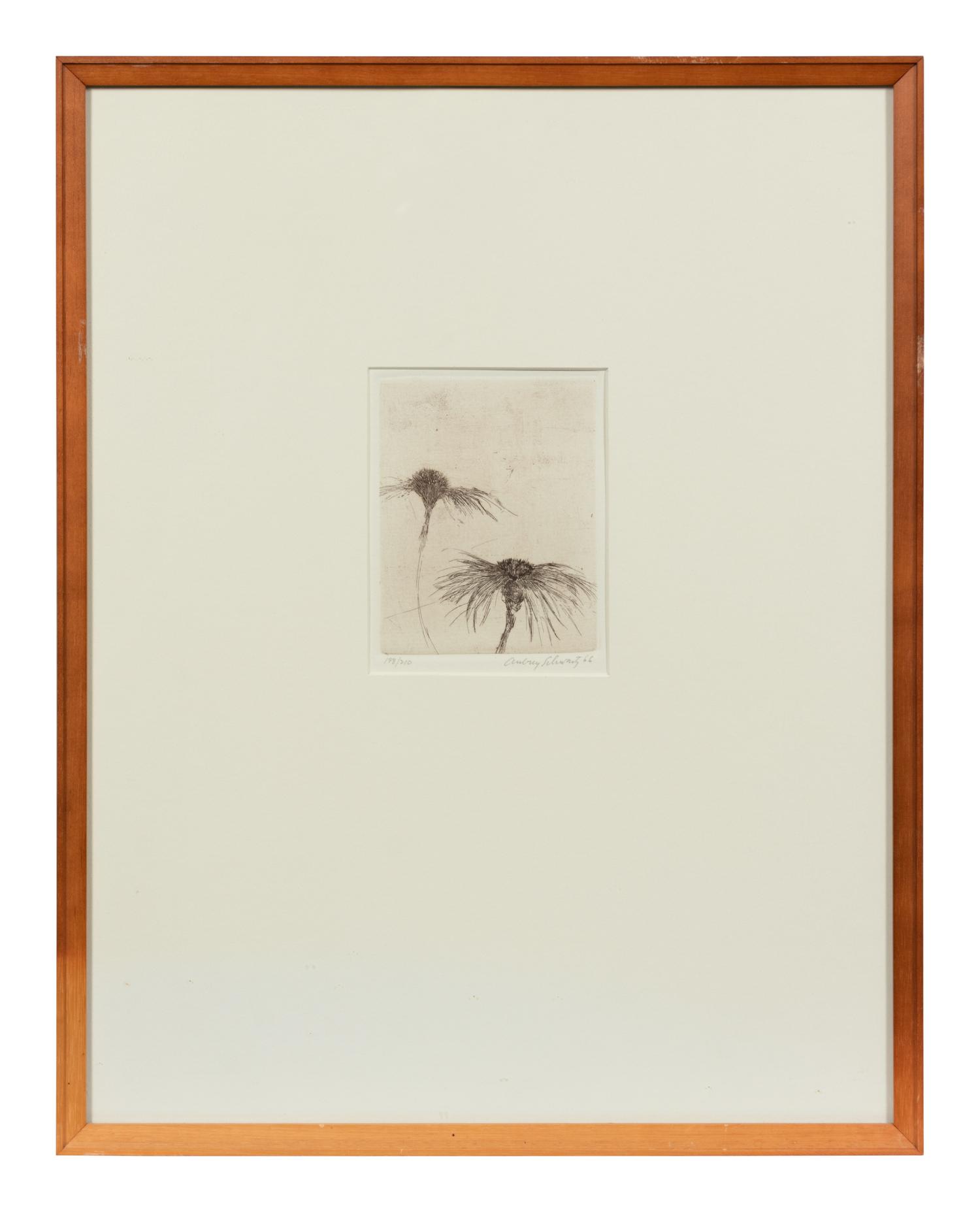 A group of three 20th Century prints (by Aubrey Schwartz and two signed illegibly)