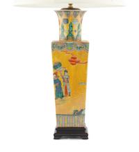 A Chinese Porcelain Vase Mounted as a Lamp