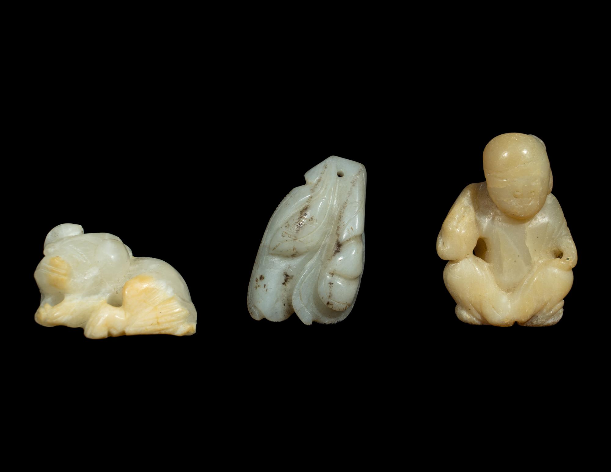 Six Chinese Jade Carvings