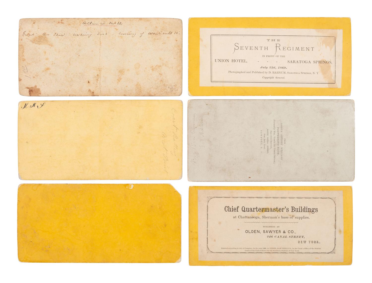 [CIVIL WAR]. A group of 16 scarce and uncommon war views incl. Brady's Execution of a Deserter .