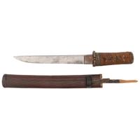 Japanese Tanto in Attractive Mounts