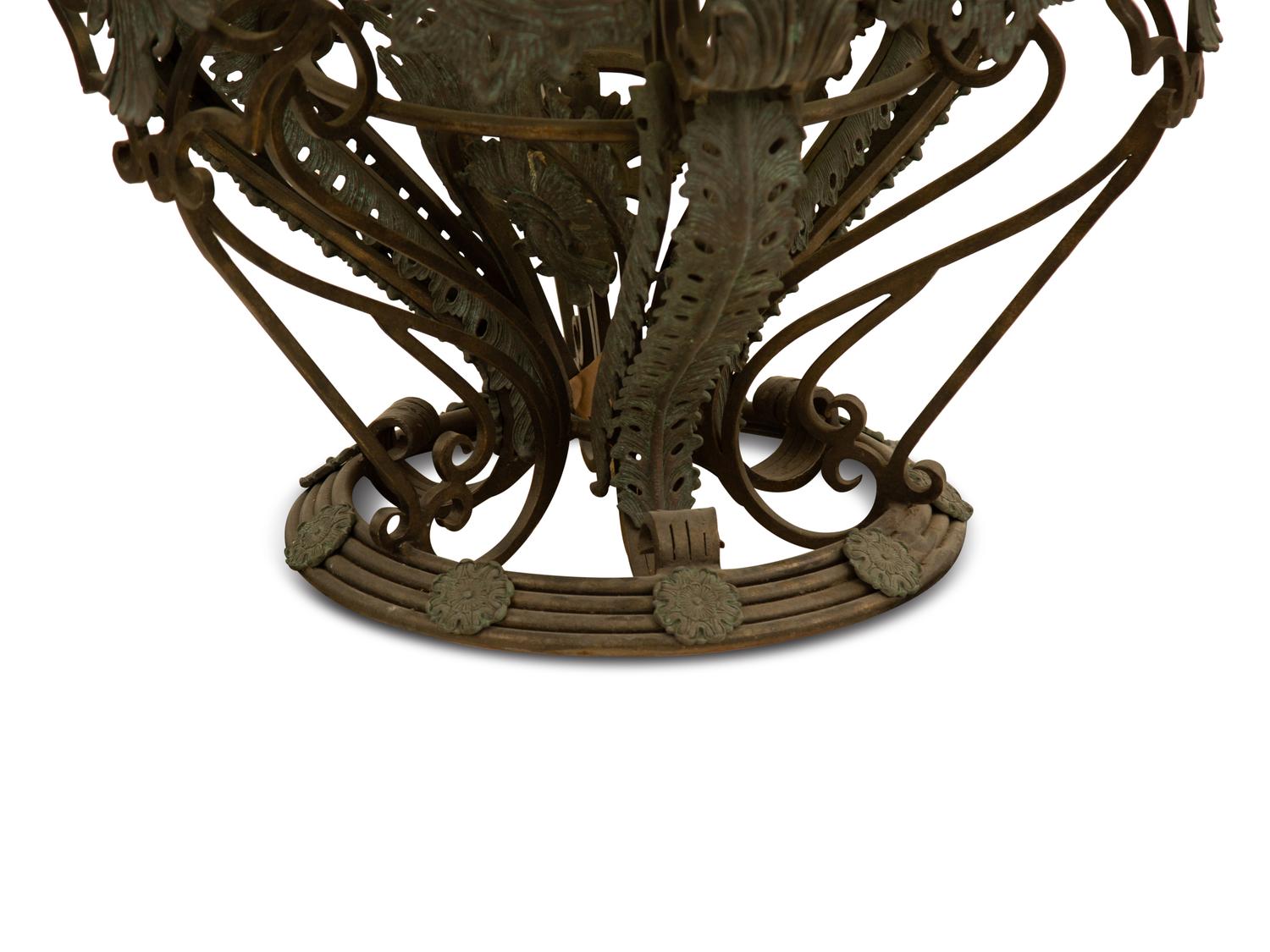 A French Rococo Style Cast Iron Center Table