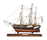 A Carved and Painted Wood Ship Model of the Wanderer